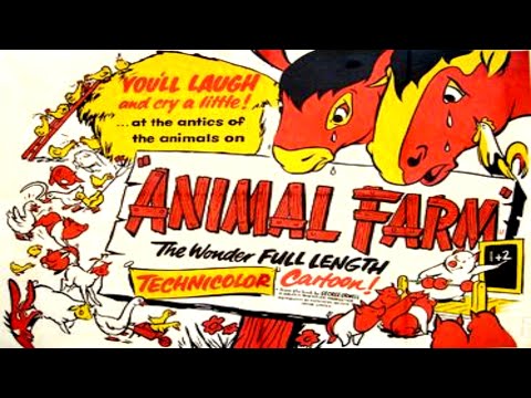 George Orwell's "ANIMAL FARM" (1954) Animated Film - Full Length
