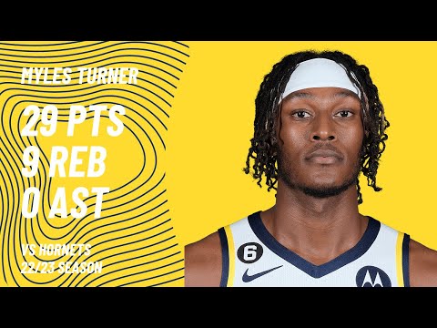 Myles Turner vs Charlotte Hornets | Jan 8, 2023