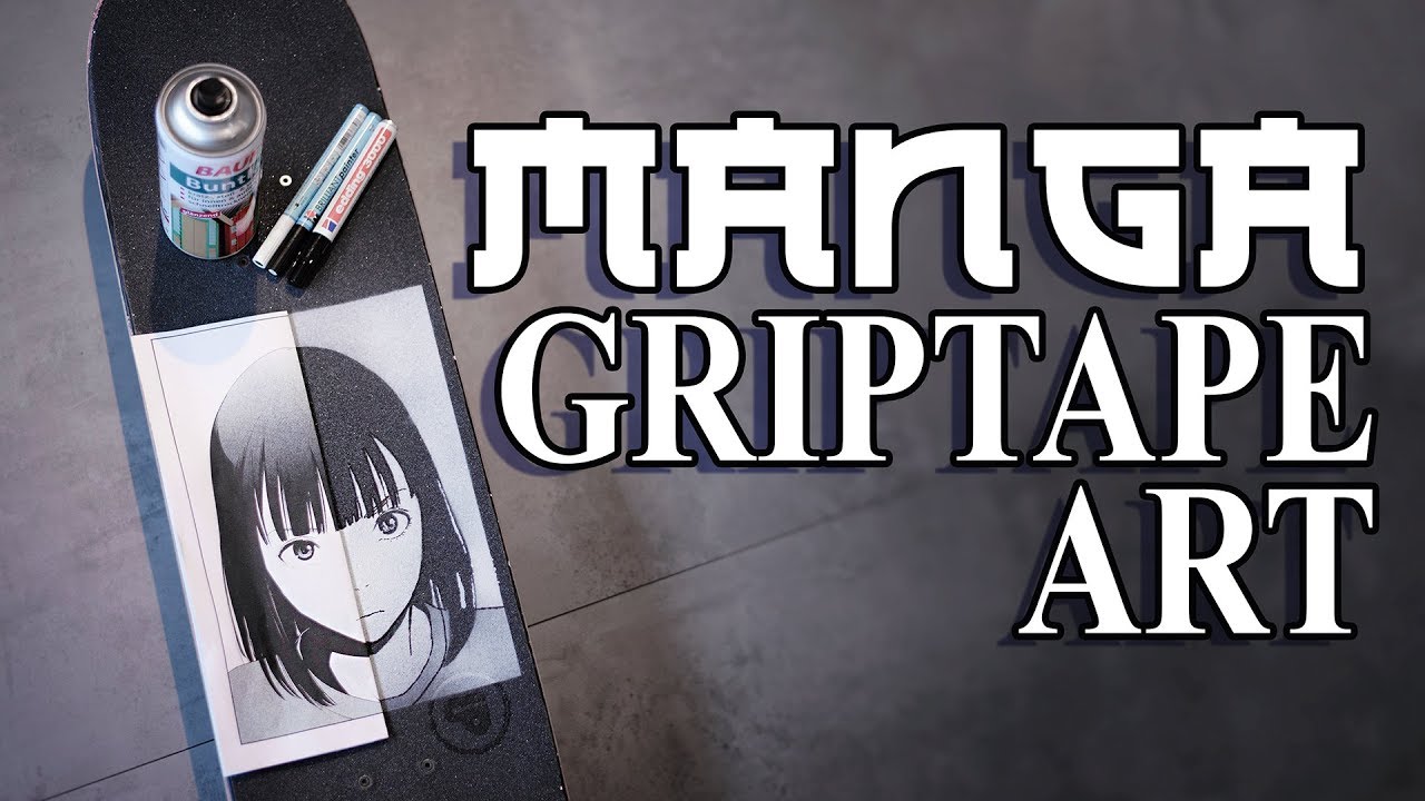 One Piece Skateboard Setup  Custom Anime Griptape  YouTube