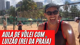 Aula de Vôlei com Luizão(Rei da praia) e Borel.  MUITA RESENHA! #voleidepraia #volei #auladevolei