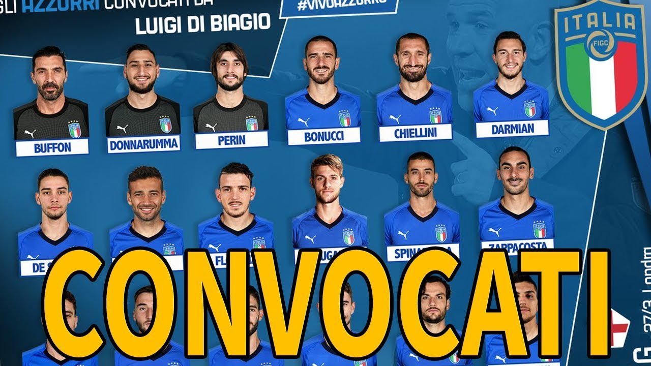 I CONVOCATI DI DI BIAGIO IL MIO PENSIERO YouTube