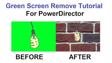 Green Screen Remove Tutorial For PowerDirector l Power Director Mein Green Screen Kaise Remove Kare