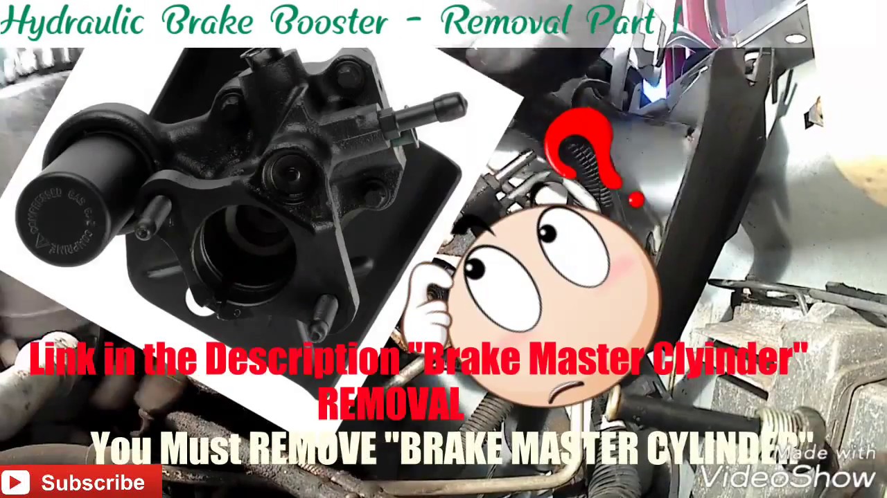 Hydraulic Brake Booster Removal Part 1 YouTube