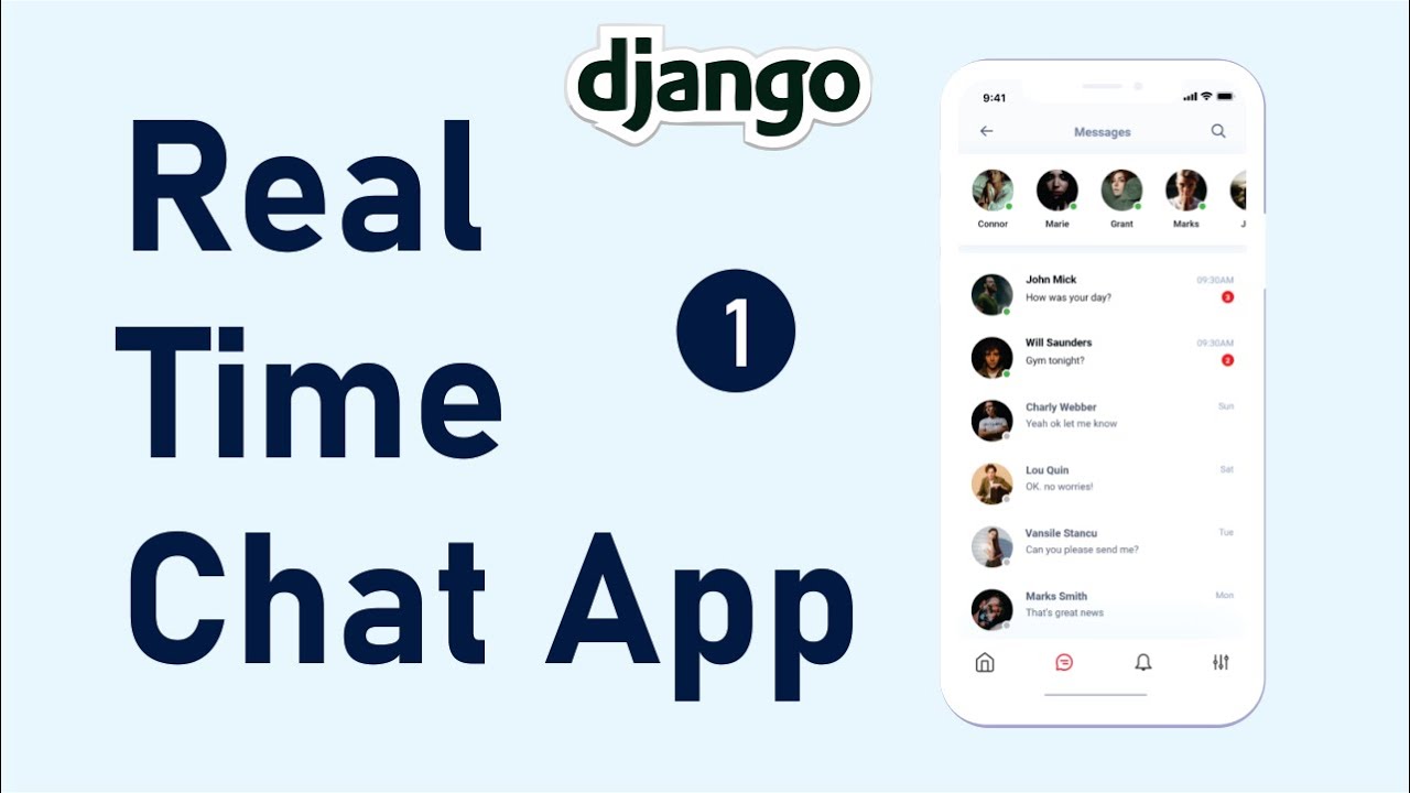 Django Chat app — 2017 approach. App itself —…, by Bearle