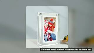 Acrylic Digital Photo Frame 5/7 Inch 1000mAh Vertical Display IPS Screen 4G Memory Battery Porta Ret