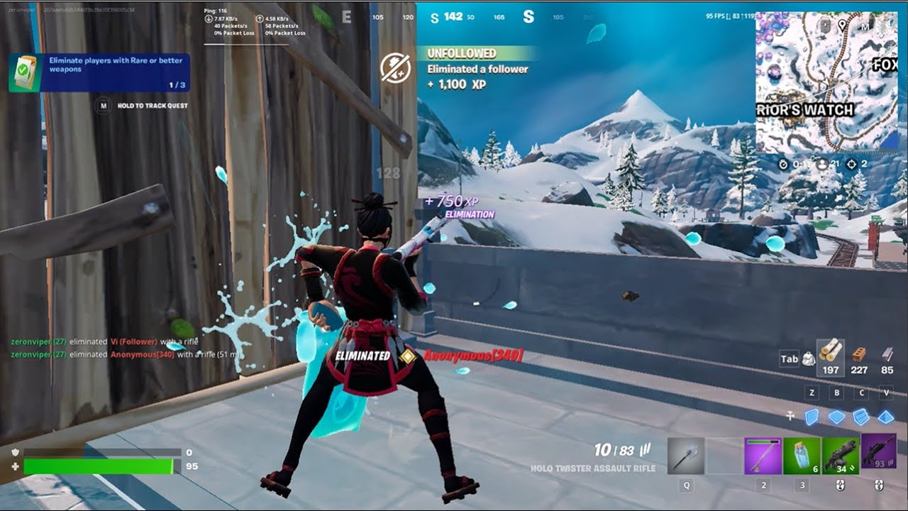 ASUS TUF F15 I5-11400H RTX 2050 | FORTNITE GAMEPLAY | CHAPTER 6 SEASON 1 | PERFOMANCE MODE