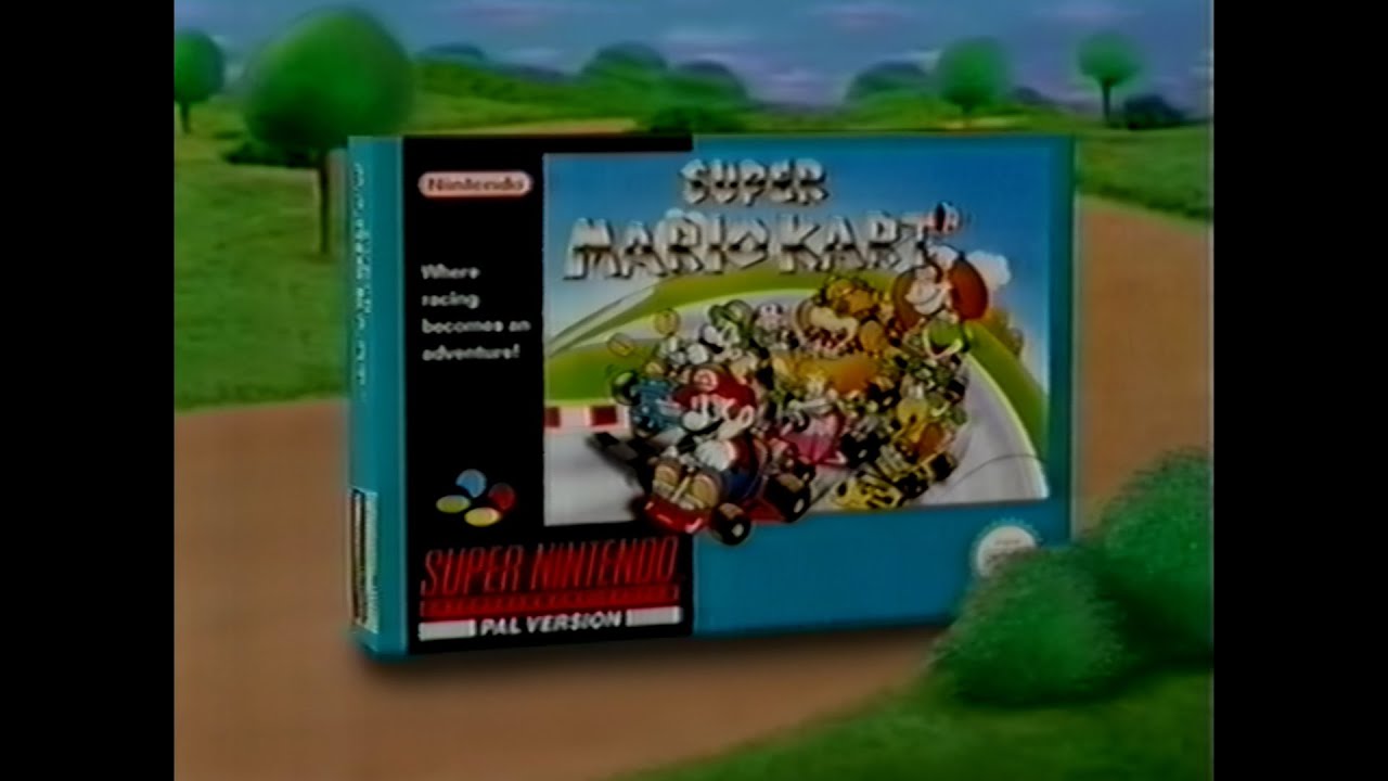 Super Nintendo Entertainment System - Super Mario Kart - Australian TV AD/Commercial 92
