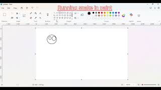 How to make snake using paint in computer.    || try this ||