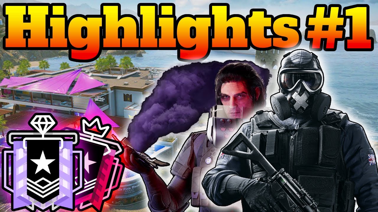 R6 Highlights #1 | RANDOM CLUTCHES FAILS AND FUNNY MOMENTS | rainbow ...