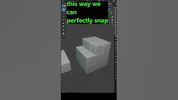 Right way to perfectly snap in Blender  #blenderustad