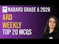 NABARD Grade A 2025 ARD Weekly Top 20 MCQs to BOOST Your Score