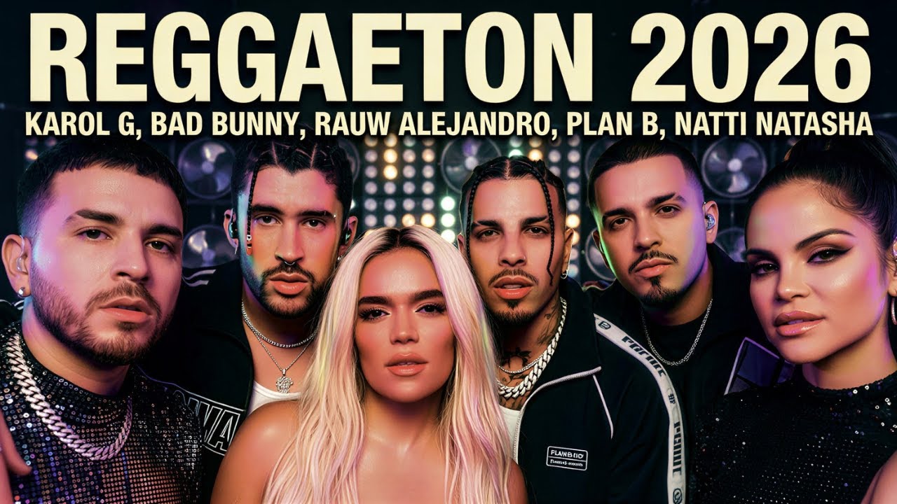 NEON LATIN NIGHTS 2026 ✨🌴  Reggaeton Vibes – Bad Bunny, Karol G