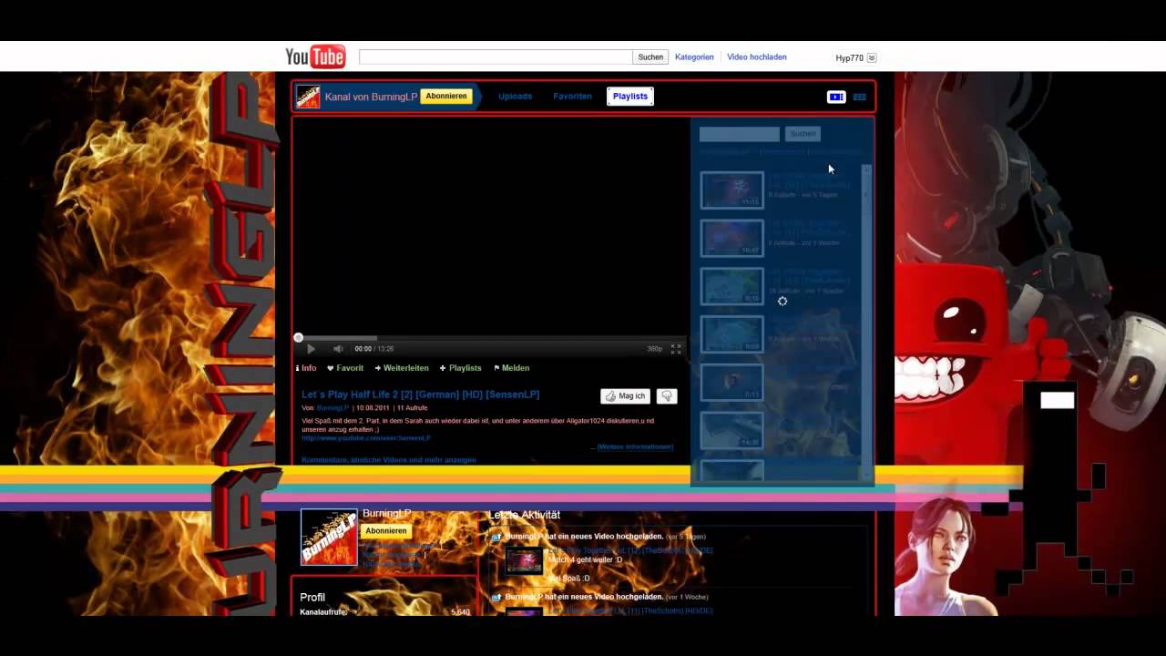 Kanalvorstellung (-bewertung) 