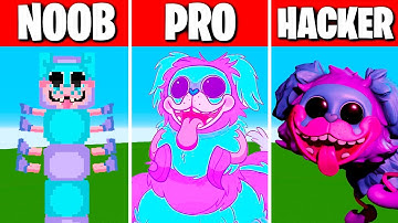 NOOB VS PRO VS HACKER PJ Pug a Pillar Minecraft Pixel art