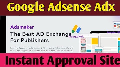 New Google Adsense Adx | Adsense Alternative Ad network | High CPC CPM