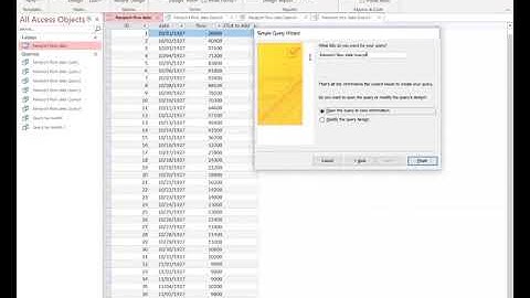 Determining Monthly and Annual Average Values from Time Series Data using Microsoft Access