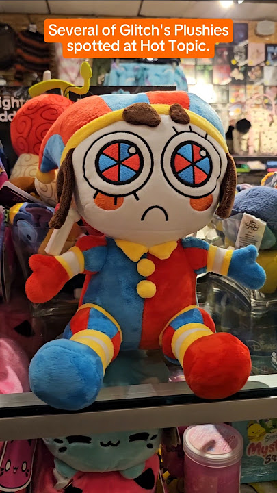 Several of Glitch's Plushies spotted at Hot Topic.