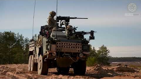 UK and Lithuanian troops conduct anti tank live-fire training