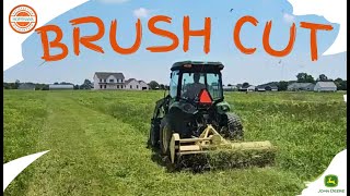 John Deere Tractor Brush Hog