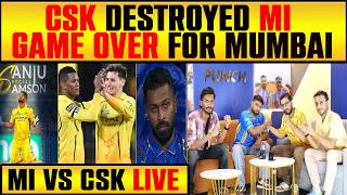 🔴CSK VS MI: CHENNAI HUMILIATED MUMBAI INDIANS, MI KA GAME OVER? #cskvsmi  #ipl2026