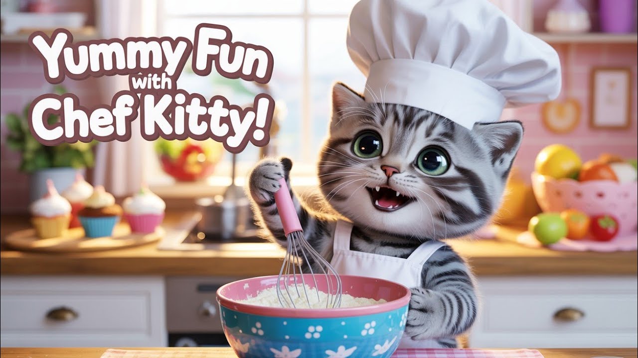 🐱Chef Kitty’s Kitchen Adventures | Cute Cooking Fun for Kids! 