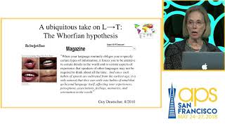 Barbara Landau: Does Language Change Thought