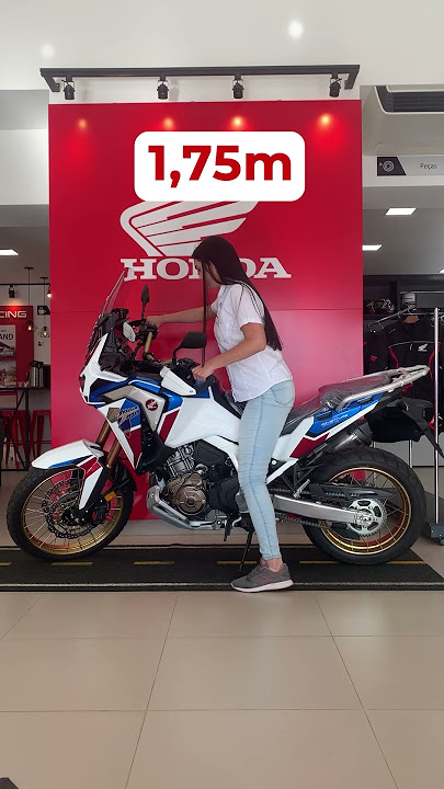 DIFERENTES ALTURAS NA AFRICA TWIN! #shorts