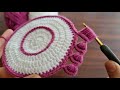 MUY HERMOSO😍Super easy How to crochet a coaster supla. Çok Kolay Tığ İşi Supla Bardak Altlığı motif.