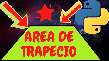 Como calcular el AREA de un TRAPECIO con PYTHON✅✅PYTHON para PRINCIPIANTES