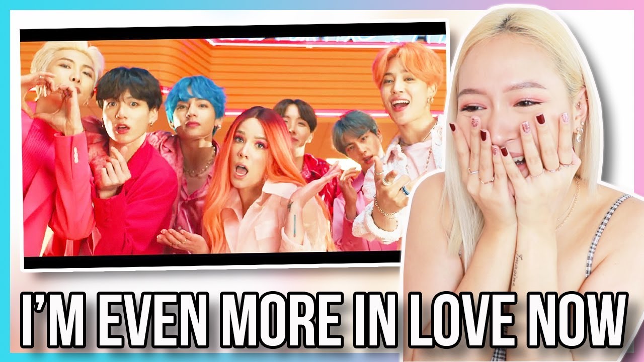 BTS Dance It Up with Halsey in Vibrant 'Boy With Luv' Music Video: Watch