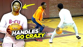 1v1 vs One of The SHIFTIEST Hoopers In NCAA!! Zion Harmon vs Malcolm!