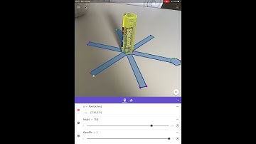 Modelling a smarties box - GeoGebra AR (silent) demo