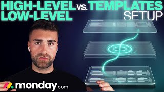 High-Level Low-Level Vs Templates Setup In Monday.com