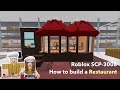 Comment construire un petit restaurant  ide de maison roblox scp3008