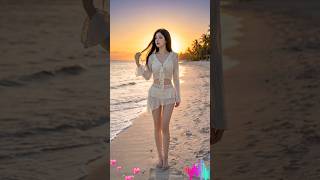 Bikini 2 mảnh 4 chi tiết ✨ Áo dài tay che nắng + váy chữ A xinh xỉu đi biển 💖