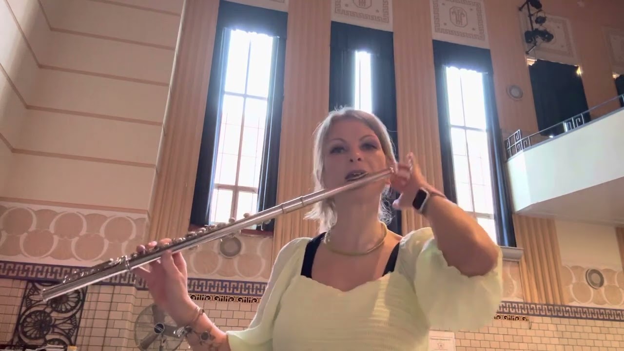 Flute B flat Blues Tutorial 