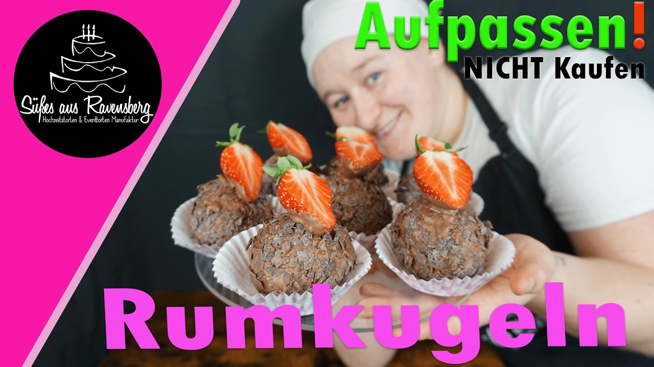 Hör auf, Rumkugeln zu kaufen ❗🤮 (Mach sie lieber SO) #backen