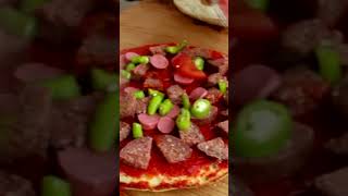 bazlama pizza yapılışı çok kolay.