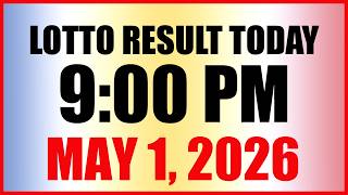 Lotto Result Today 9pm Draw May 1 2026 Swertres Ez2 Pcso