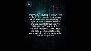 macOS 27 to drop support for four older Mac models