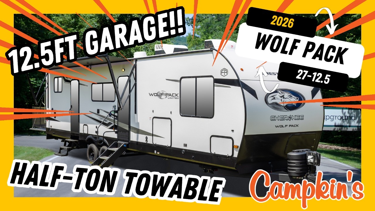 2026 WOLF PACK 27-12.5 - TOY HAULER WITH A SEPARATE GARAGE - YouTube