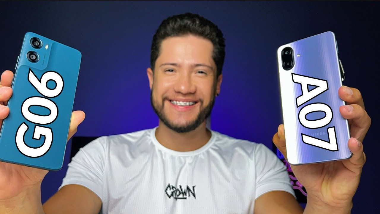 🔥 BATALHA DOS POPULARES, MOTOROLA G06 vs GALAXY A07 – QUEM LEVA A MELHOR? (Unboxing e Impressões) 📲