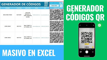 📱 Generador de código QR masivo en Excel | Plantilla Premium 💎