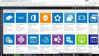 Operation Management Suite - Create a Workspace