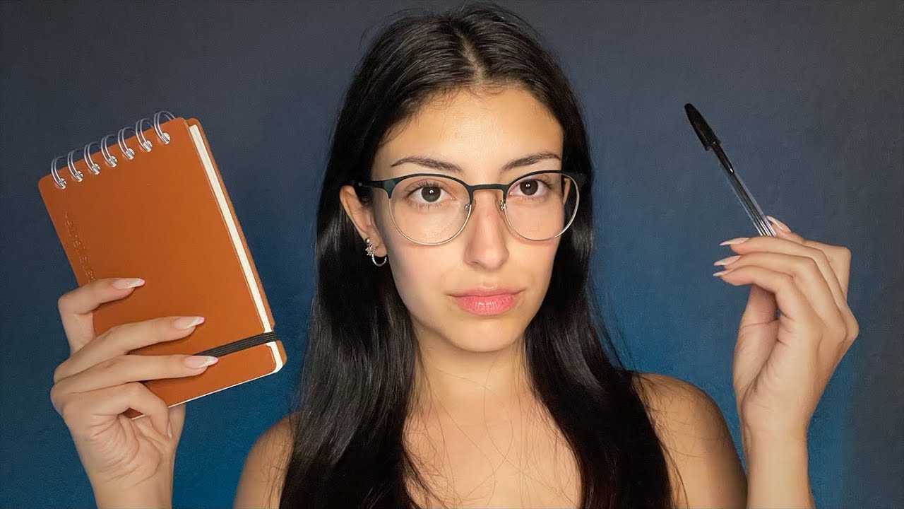 Asmr | Detective te interroga 🤓 soft spoken