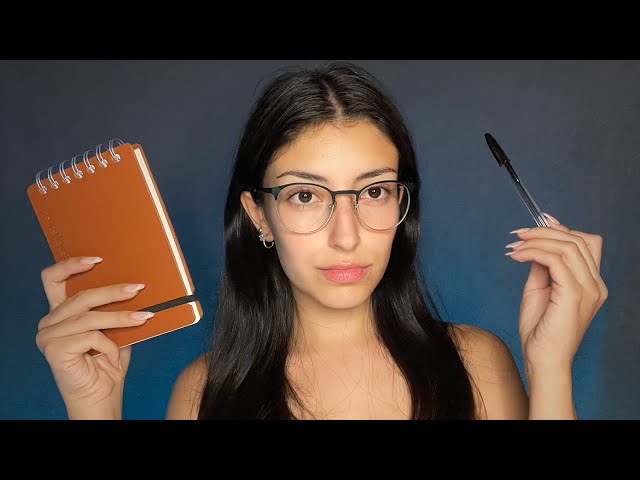 Asmr | Detective te interroga 🤓 soft spoken
