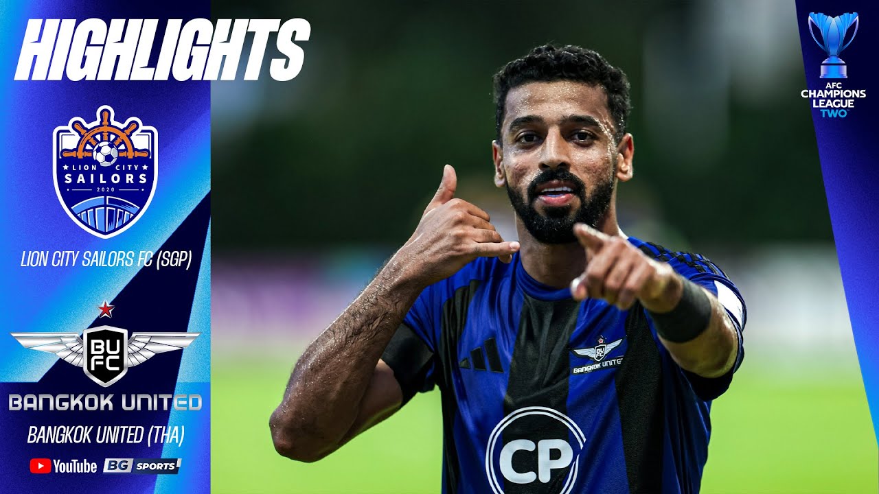 HIGHLIGHTS: Lion City Sailors FC (SGP) vs Bangkok United (THA) |ACL TWO 2025/26 - Group G| 06.11.25
