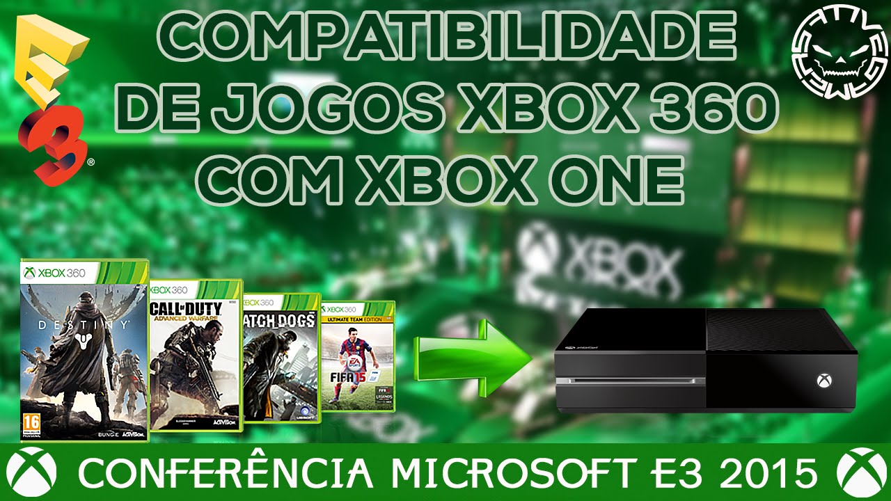 XBOX ONE TERÁ COMPATIBILIDADE COM JOGOS DE XBOX 360 (#E32015