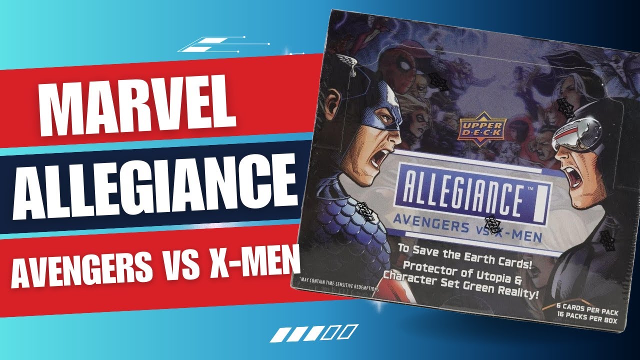 2023 Marvel Allegiance Avengers VS X-Men Hobby Box Rip - YouTube