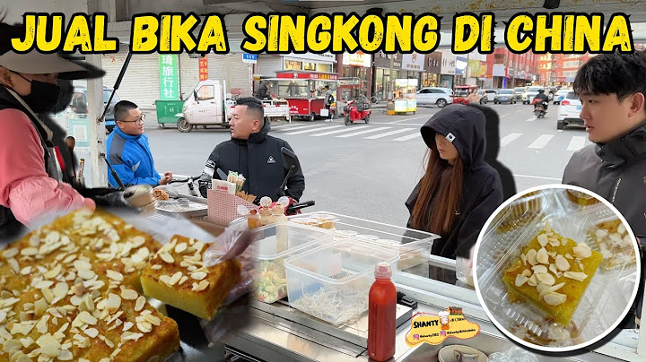 BERJUANG MENJUAL BIKA SINGKONG DENGAN TOPPING ALMOND DI CHINA WALAU PADA KEDINGINAN DI LUAR🥹